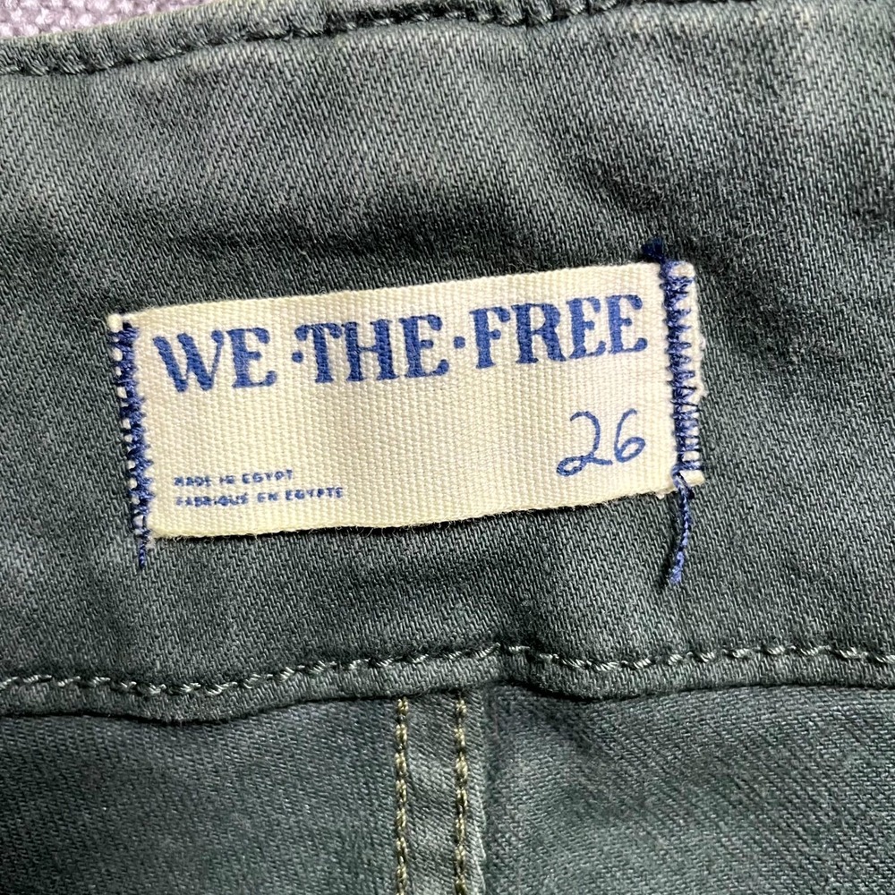 Free People We The Free Jayde Flare Jeans Womens 26 Green Everyday Casual Wear - Picture 9 of 13